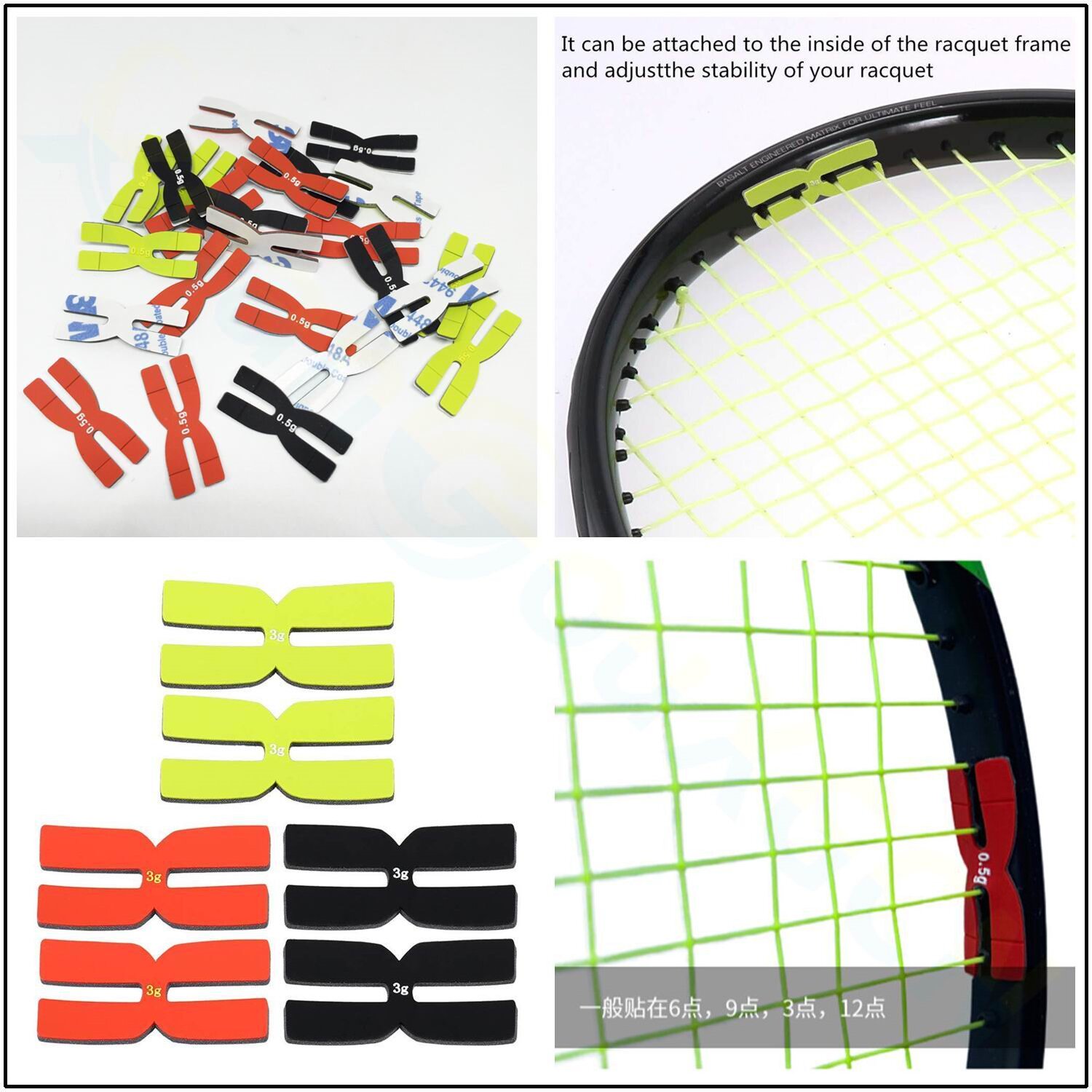 0.5g Badminton Racket Weight R - đánh giá và giá Badminton Score Counter