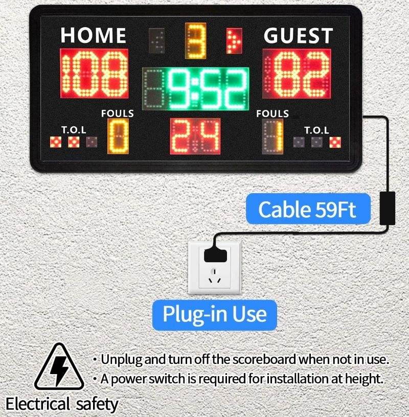 Portable Console Panel Control - đánh giá và giá Scoreboard Digital