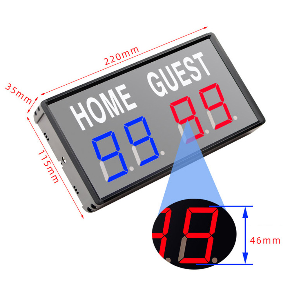 Portable 4 Digit LED Scoreboar - đánh giá và giá Scoreboard Digital