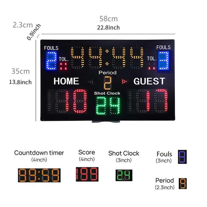 Portable Wireless Remote Conso - đánh giá và giá Scoreboard Digital
